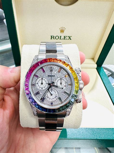 rolex d'oro cerchio arcobaleno|Sito ufficiale Rolex .